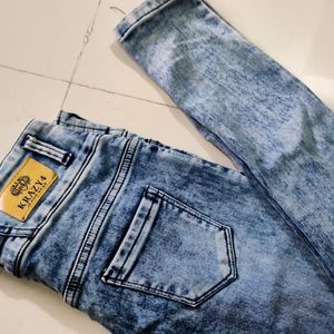 Ice Blue Colour Jeans