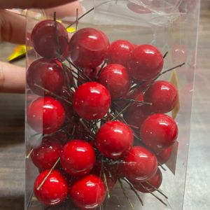 Ornamental Cherry Hangings For Christmas 🍒