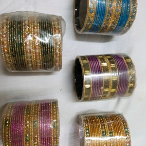 Combo Of 5 Colourfull Beautiful Bangles