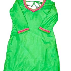 Bright Silk Kurti For Festivals