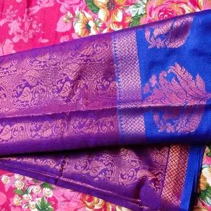 New Beautiful Banarasi Brocade Saree