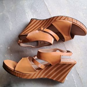 Casual Wedges,Colour: Tan , Heel Height : 3in