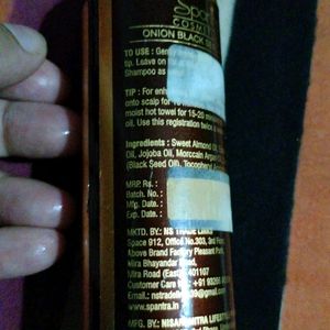 Spantra Onion Black Seed Hair Oil