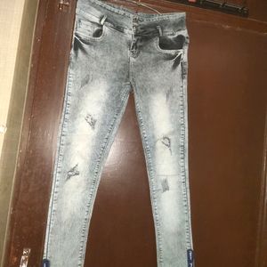 Women Denim Jeans Rugged Designer