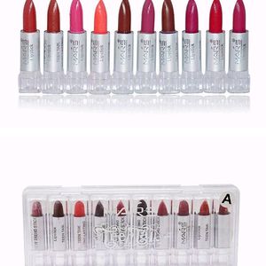 Mars Shade Mini Lipstick, Creme Finish, 10 Pieces.