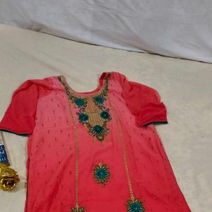 Beautiful Stitched Kurta Palazzo Dupatta Sets