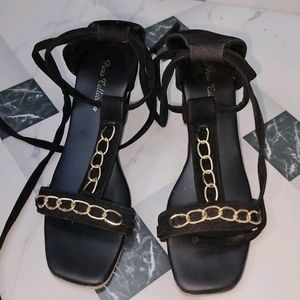 Black Heels Sandal