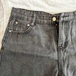 Charcoal denim Shorts