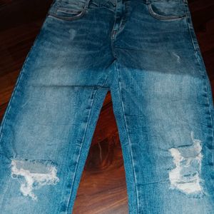 Zara Torn Denim jeans