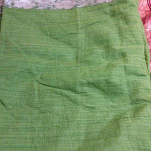 Shining Silver Border Not Used Saree