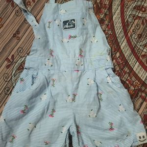 Two Dungarees For Little Girl