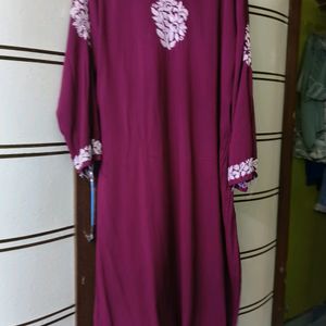 Heavy Modal Chikankari Kurti