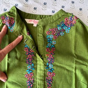 💚 100% Cotton all About You Kurta - Used