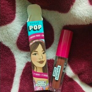 Sugar Pop Matte Lip Colour In The Shade 17 Cocoa