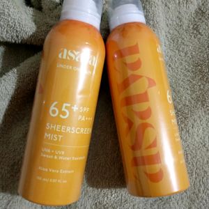 ASAYA 65 + spf pa++++ sunscreen mist