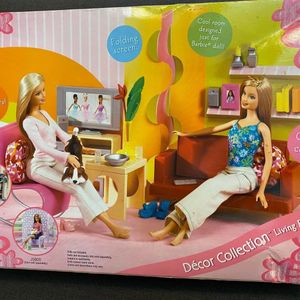 Barbie Doll Living Room Playset