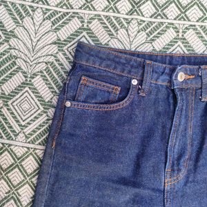 H&M 90's Blue Straight Fit Jeans