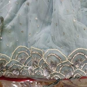 Sky Blue Colour Heavy Lengha Choli,