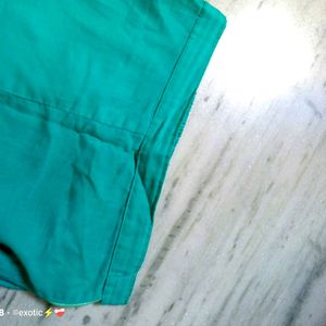 Narrow Straight Cotton Pant