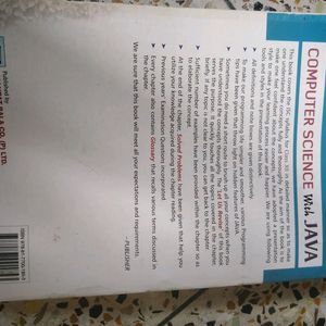 Computer Science JAVA (Sumita Arora) Book