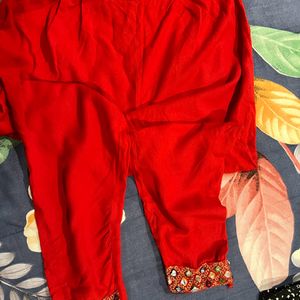 Red salwar Pant