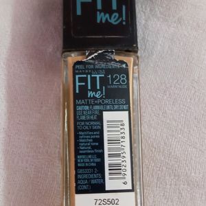 Maybelline Fit Me Foundation (128:warm Nude Shade)