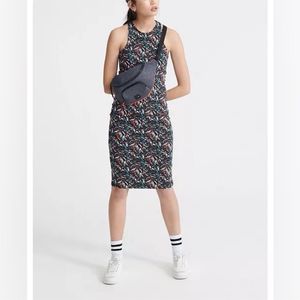 Superdry women's racer midi dress.