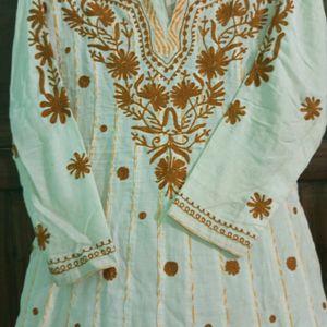 Lucknow trendy White Kurta