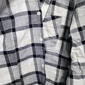 White Checks Shirt