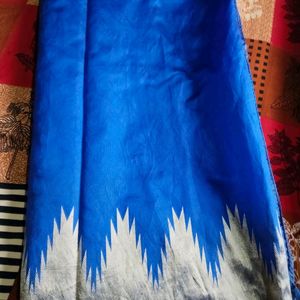 Blue Silk Saree