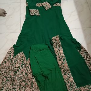 Bottle Green Gown