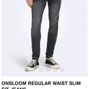 ONLY&SONS Black Washed Skinny Fit Denim