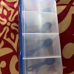 4 In 1 New Container With Spoon Totally Brand Ne