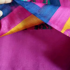 WINE-DARK PINK SHADE SAREE (11)💜