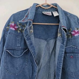 Embroidered Denim Jacket