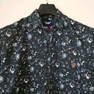 Black Printed Shirt