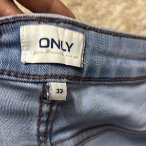 Only Brand Ball Bottom Jeans