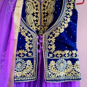 Traditional Purple Anarkali