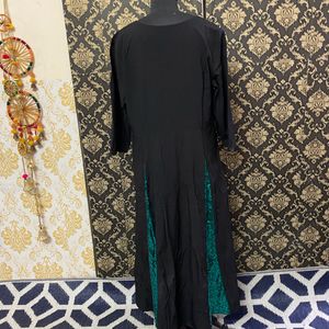 Plus Size Black Seqin Dress