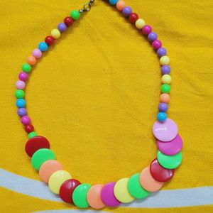 Colorful Light Weight Necklace For Girls