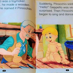 Kids Story Book Pinocchio Unused