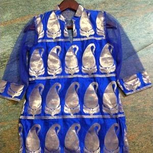 Blue Kurta For Womens