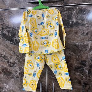 New Born Night Suit Set ( Size -XL) Unisex