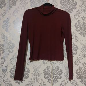 Shein Maroon Top