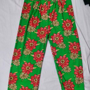 lIlad roA Floral Designed Palazo Pant