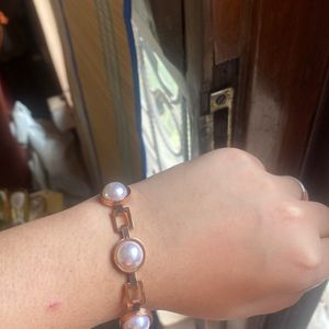 ROSE GOLD ANTI TARNISH PEARL BRACELET