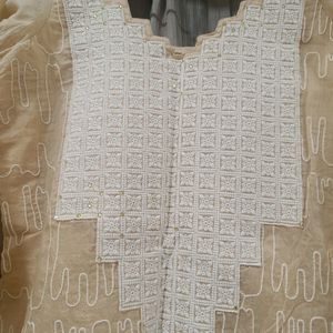 Chanderi Embroidery Kurta