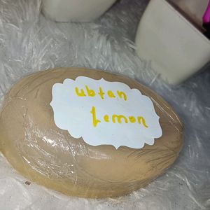 Handmade Organic Ubtan Lemon Soap