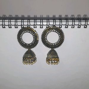 Oxidized Jhumka