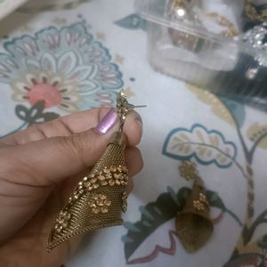 Combo Of Golden Earrings